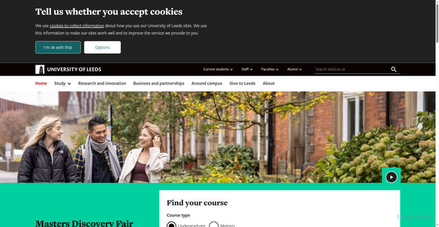 Security scan screenshot of https://www.leeds.ac.uk:443/
