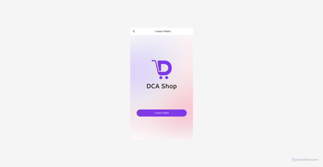 Security scan screenshot of https://dcashop.vip/
