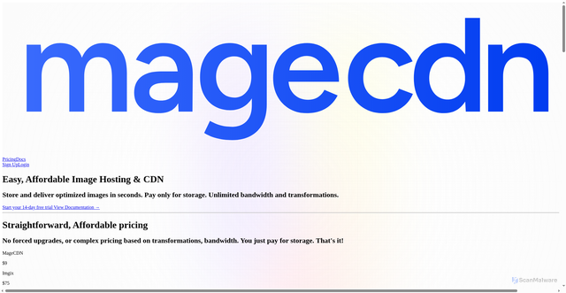 Security scan screenshot of https://i.magecdn.com