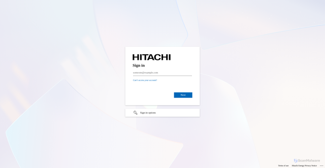 Security scan screenshot of https://xecm.hitachienergy.com