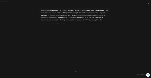 Security scan screenshot of https://www.opticweather.com/weather/