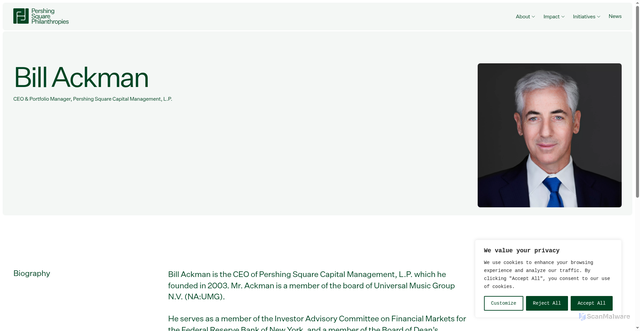 Security scan screenshot of https://pershingsquarephilanthropies.org/people/bill-ackman