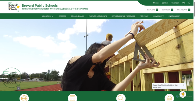 Security scan screenshot of https://brevardschools.org/