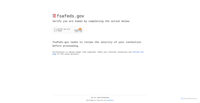 Security scan screenshot of https://fsafeds.gov/