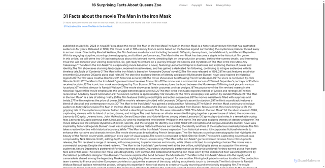 Security scan screenshot of https://soudetouthugo-su9nlcevut.edgeone.app/15988-31-facts-about-the-movie-the-man-in-the-iron-mask.html