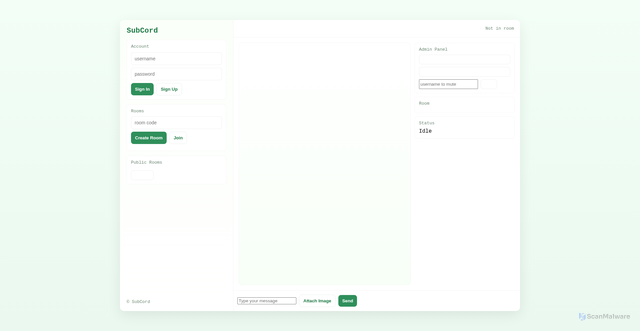 Security scan screenshot of https://subcord-falpm9pftb.edgeone.app/
