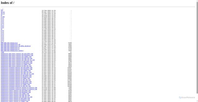 Security scan screenshot of https://archive2.iad1.serverforge.org
