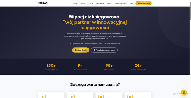 Security scan screenshot of https://intrati-puu8mcwxji.edgeone.app/