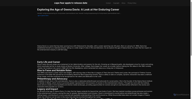 Security scan screenshot of https://antifazonlineblog-dpso1w19jbsi.edgeone.app/age-of-geena-davis.html