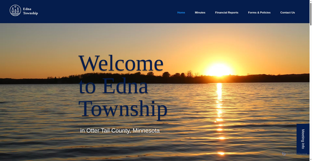 Security scan screenshot of https://www.ednatownshipmn.gov/