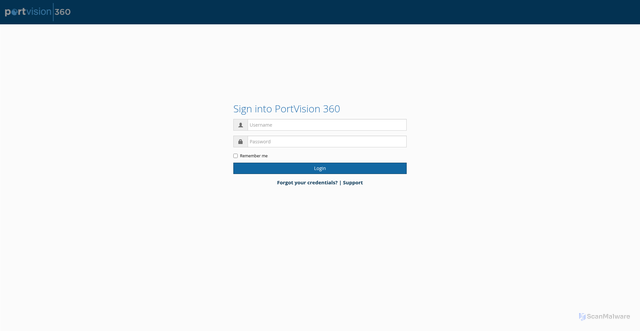 Security scan screenshot of https://360.portvision.com