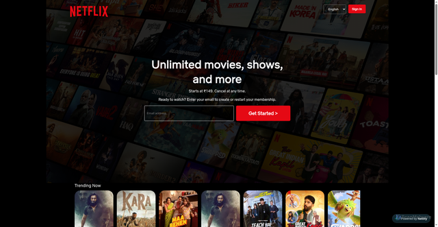 Security scan screenshot of http://netfllliix-clone.netlify.app/