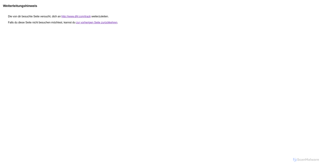 Security scan screenshot of https://www.google.com/url?q=http://www.dhl.com/track
