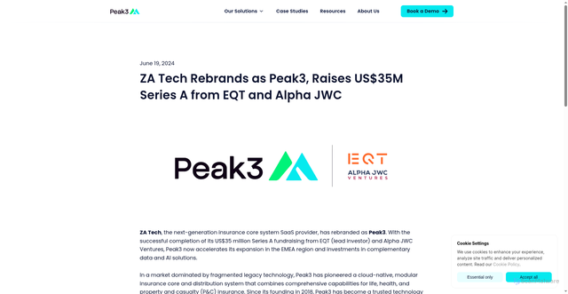 Security scan screenshot of https://zatech.com