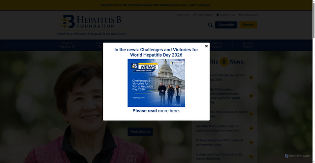 Security scan screenshot of https://hepb.org