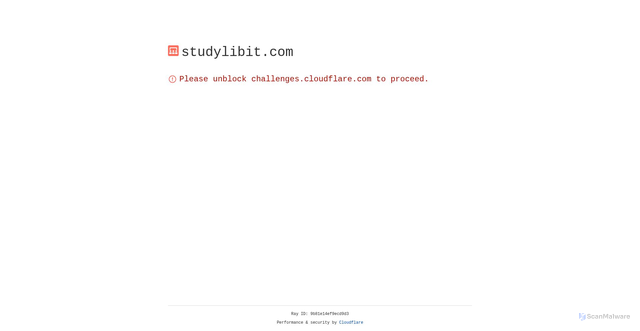 Security scan screenshot of https://studylibit.com