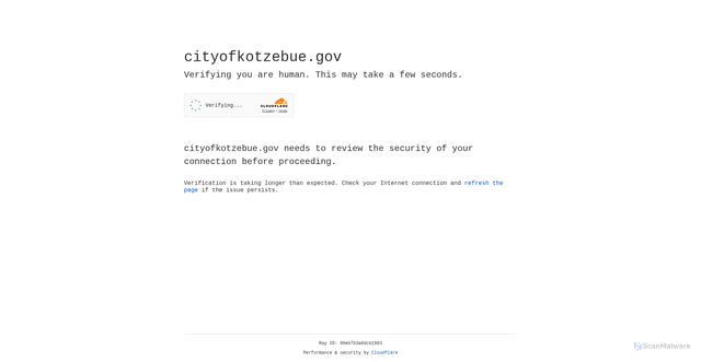 Security scan screenshot of https://cityofkotzebue.gov/
