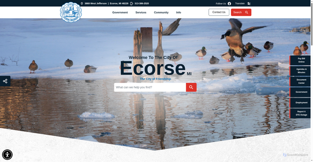Security scan screenshot of https://ecorsemi.gov/