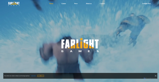 Security scan screenshot of https://farlightgames.com