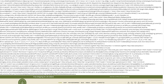 Security scan screenshot of https://thekratompark.com