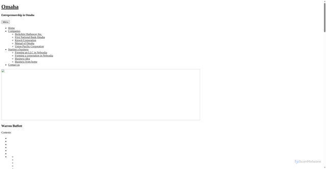 Security scan screenshot of https://www.omahaimc.org/warren-buffett/