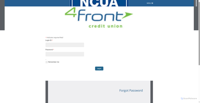 Security scan screenshot of https://4frontccu.weebly.com/