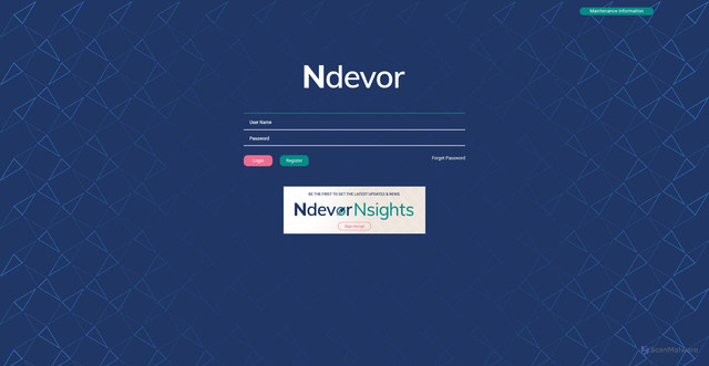 Security scan screenshot of https://ap.ndevor.net