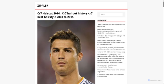 Security scan screenshot of https://relpiset.pages.dev/post/cr7-haircut-2014/