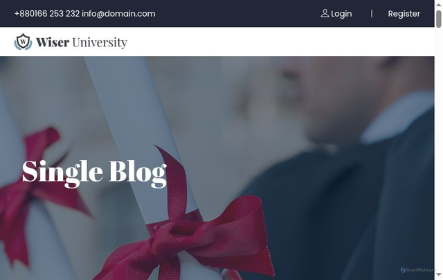 Security scan screenshot of https://stonehandlop.com/single-blog.html