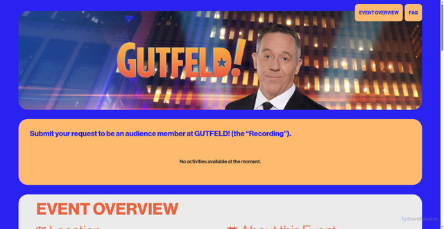 Security scan screenshot of https://gutfeld.fox-newschannel.com/