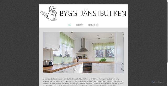 Security scan screenshot of https://winqvistbygg.se