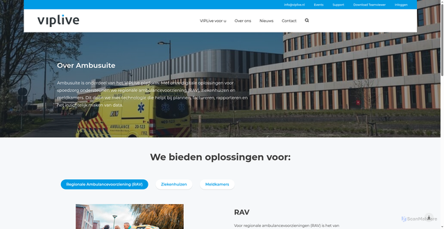 Security scan screenshot of https://ambusuite.nl