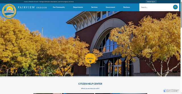 Security scan screenshot of https://fairvieworegon.gov/