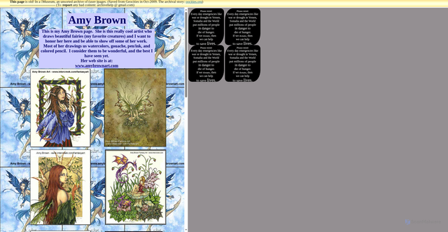 Security scan screenshot of https://www.oocities.org/wrenbe/amybrown.html