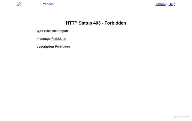 Security scan screenshot of https://udc.yahoo.com/