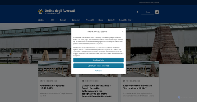 Security scan screenshot of https://forovallo.it/