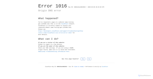 Security scan screenshot of https://www-routing-geo.life360.com