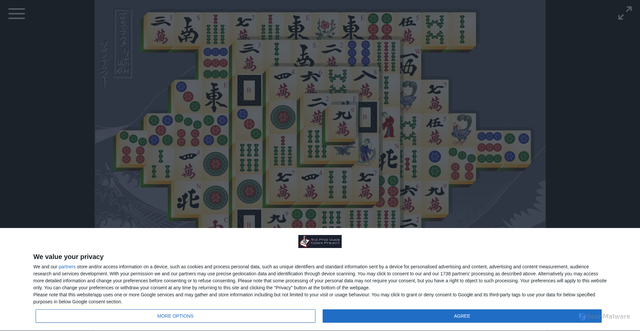 Security scan screenshot of https://freemahjong.org