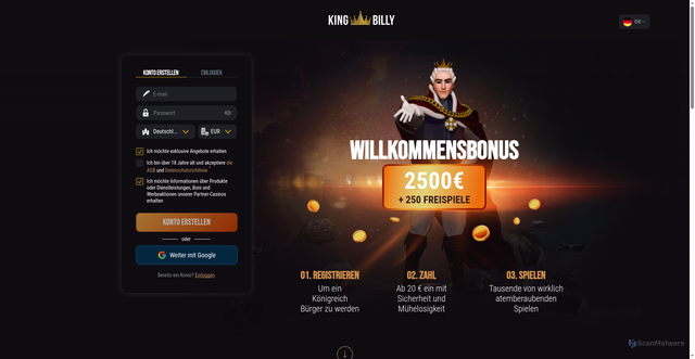 Security scan screenshot of https://visit773.com/6FG5qp?domain=casinozeronline.com&page=spinaura