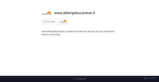 Security scan screenshot of https://albergobucaneve.it
