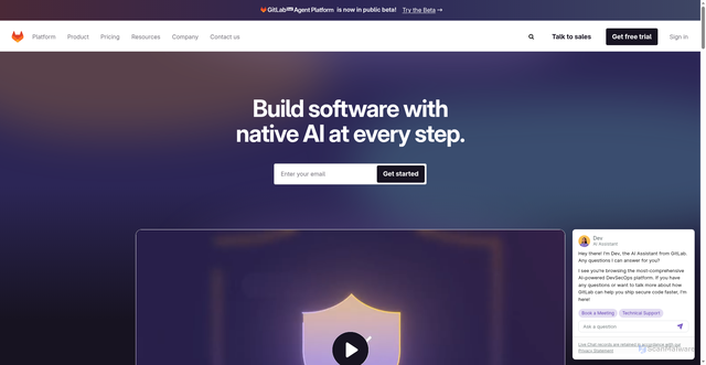 Security scan screenshot of https://about.gitlab.com/