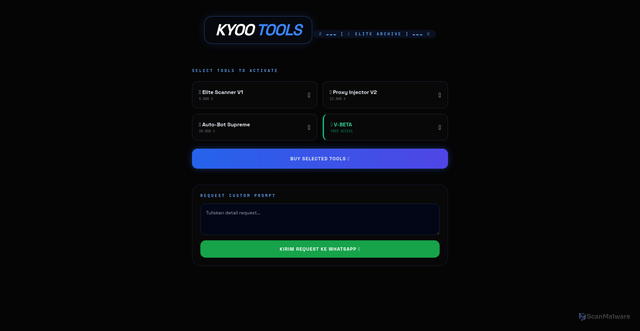Security scan screenshot of https://create-tools-bug-whatsapp-gkijglg4hp.edgeone.app/