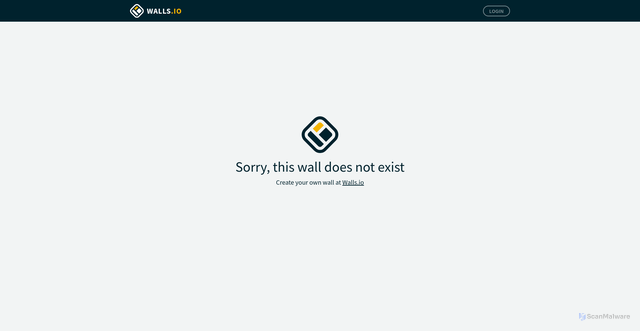 Security scan screenshot of https://my.walls.io