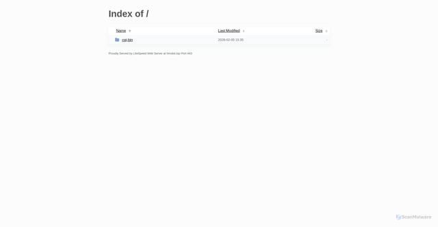 Security scan screenshot of https://hmsbd.top