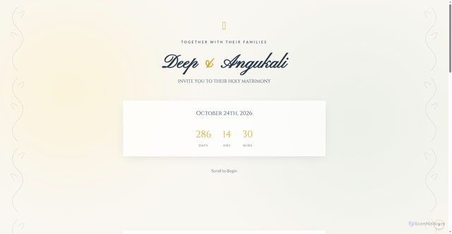 Security scan screenshot of https://deepwedding-nmbdjvgz3u.edgeone.app/