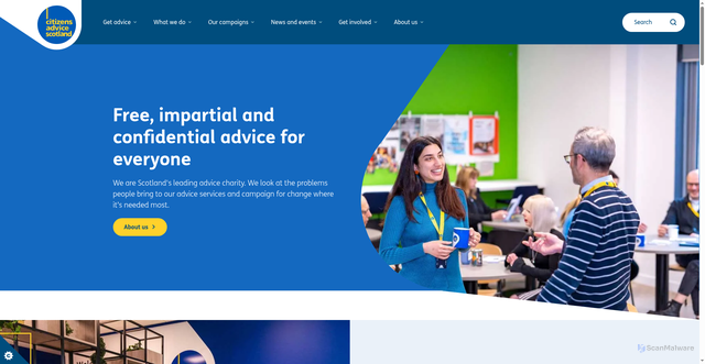 Security scan screenshot of https://www.cas.org.uk/