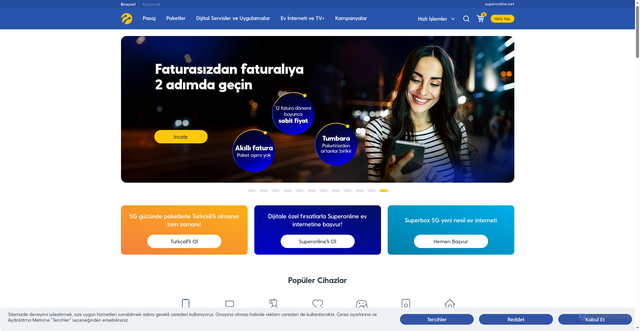 Security scan screenshot of https://turkcell.com.tr