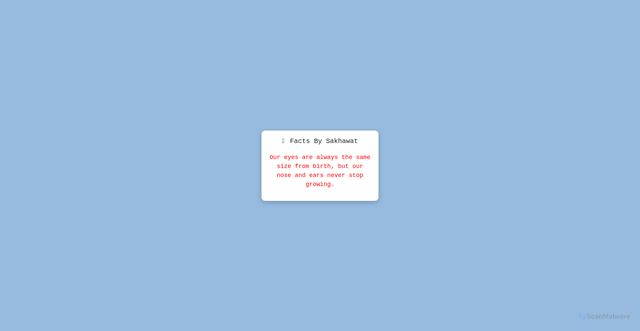 Security scan screenshot of https://randomfacts-0brqphsjr5.edgeone.app/