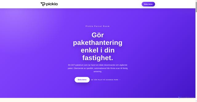 Security scan screenshot of https://pickia.se