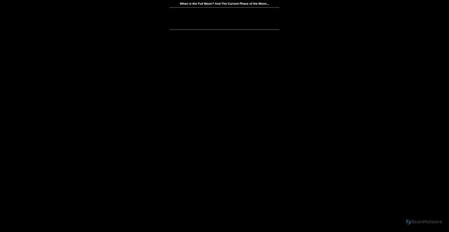 Security scan screenshot of https://fullmoon.us/